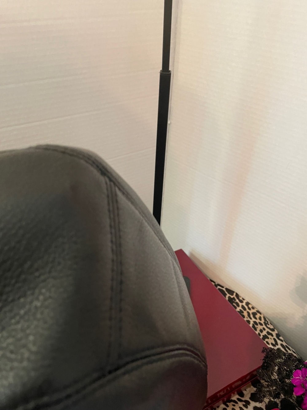Michael Kors  Fulton Black Pebbled Leather Hobo with Gold MK Charm ,on ea side - Picture 15 of 17